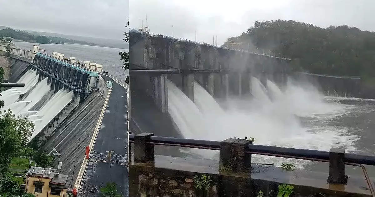 नागपुरात पावसामुळे जलसाठ्यात वाढ; धरणे १०० टक्के भरली, नदी काठाच्या लोकांना सतर्कतेचा इशारा