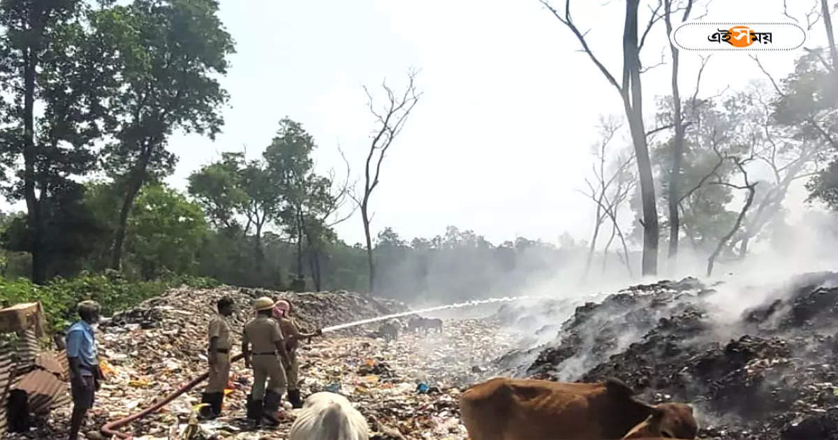 Digha : দিঘায় জঞ্জালের স্তূপে অগ্নিকাণ্ড! ছড়াচ্ছে দূষণ, ক্ষুব্ধ পর্যটকরা – digha tourists raised questions for pollution due to fire at garbage