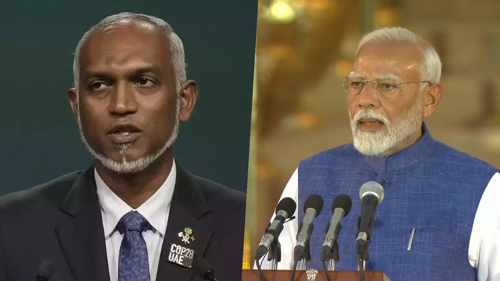 They shook hands, then Muizzu came and sat quietly on the chair… Will India-Maldives relations improve?