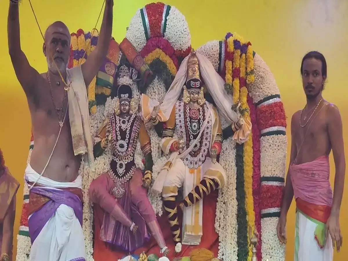 காஞ்சி கருமாரியம்மன் கோவிலில் திருகல்யாண உற்சவம் 