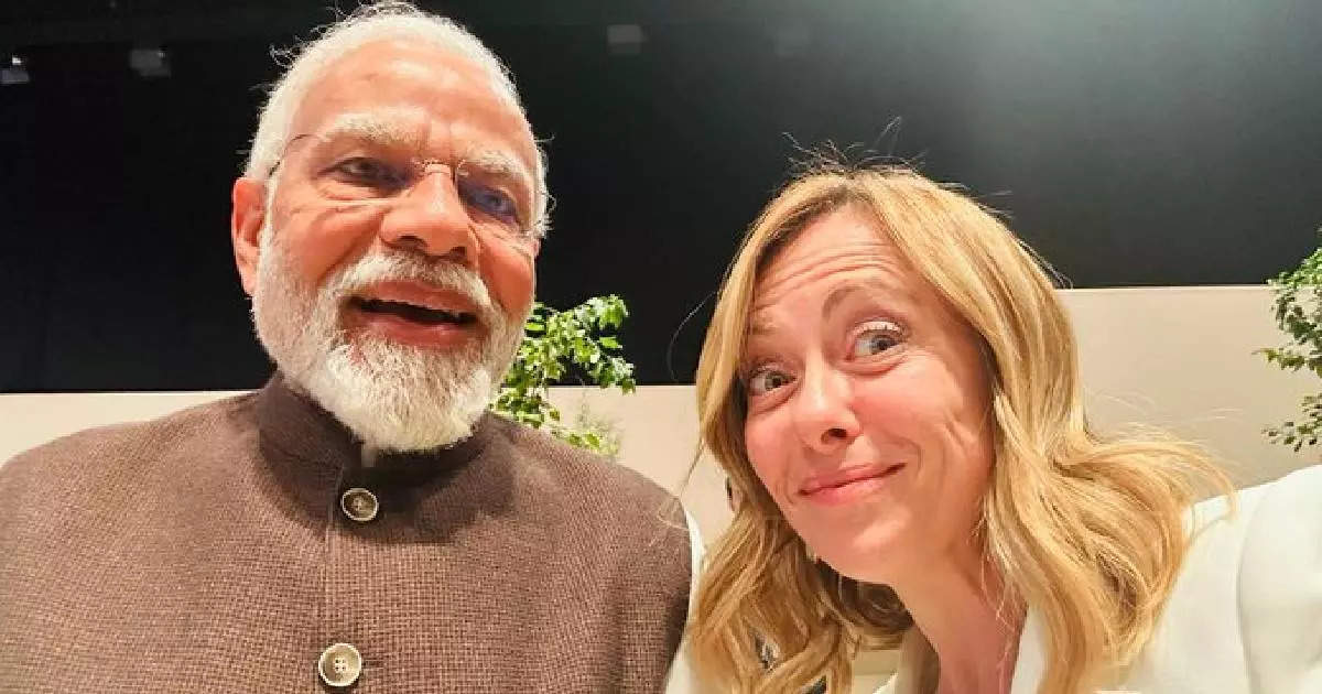 ‘Good Friends in Cop 28’;  Meloni with a picture with Modi;  Hashtag ‘Melody’