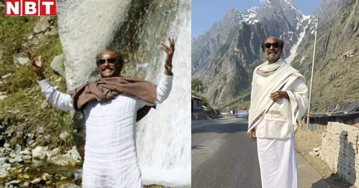 Here it is 45 degree heat, there Rajinikanth is in the mild cold of Himalayas, Thalaiva will be immersed in meditation for a few days