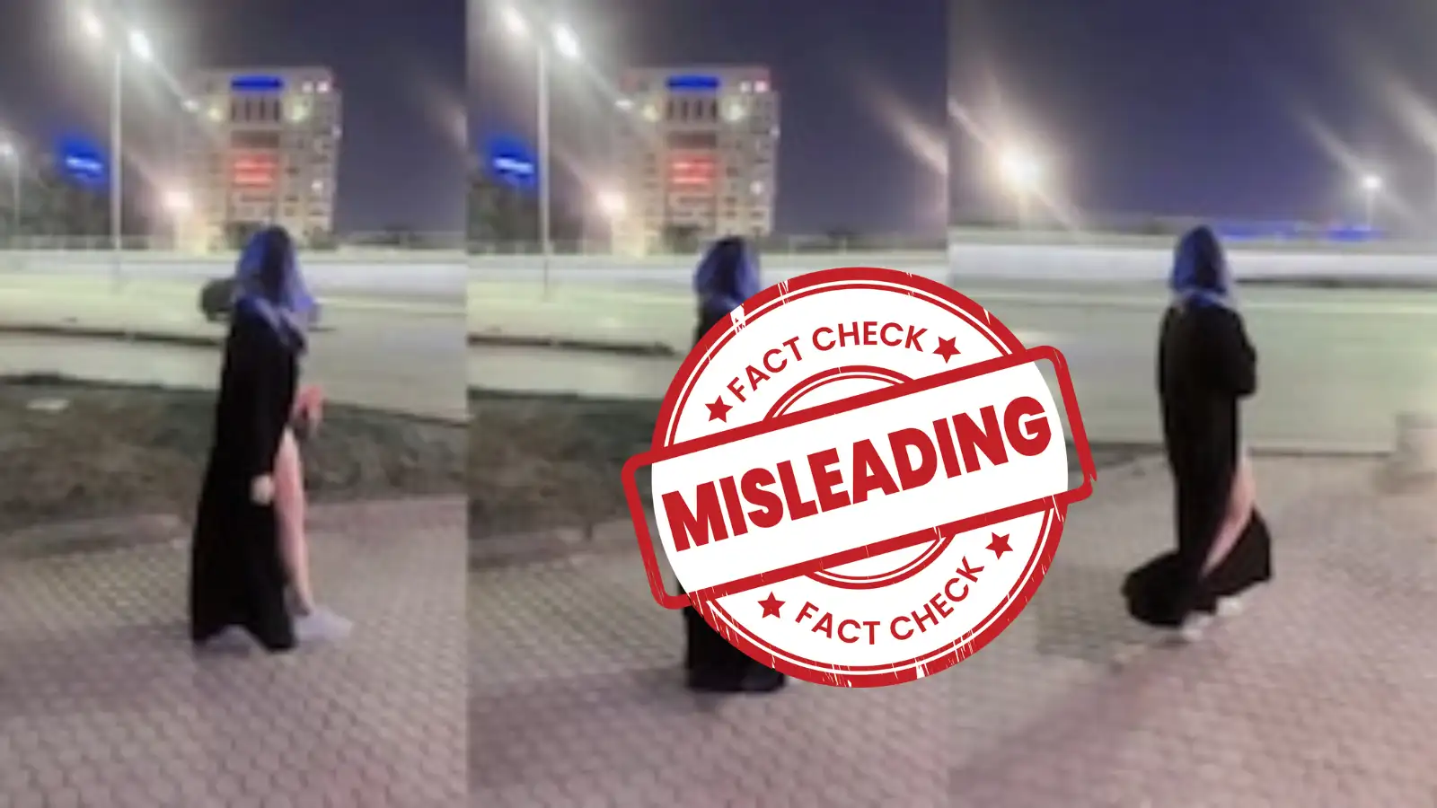 FACT CHECK: உடல் தெரியும்படி புர்கா! பாகிஸ்தான் சாலையில் பெண் போராடினாரா? உண்மை இதுதான்... 