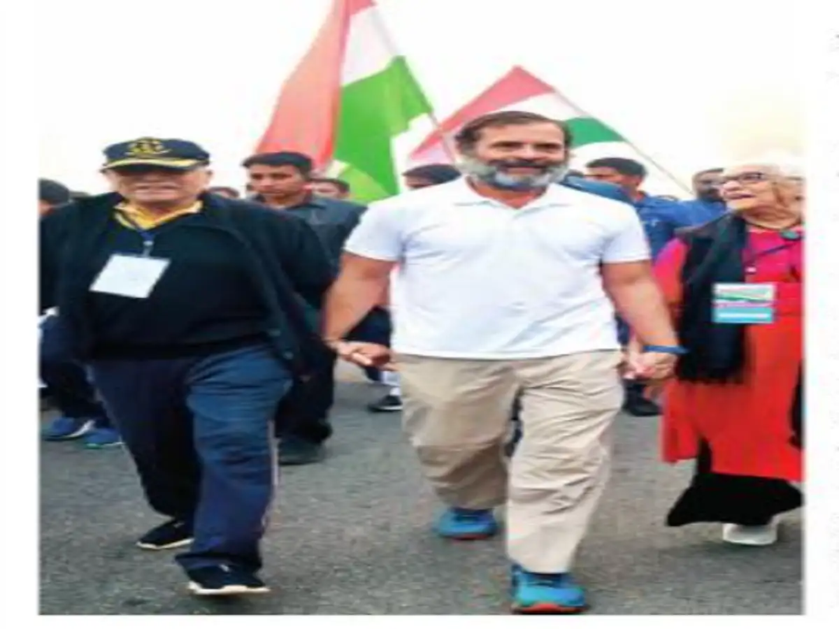 Former Navy Chief Admiral L. Ramdas,'भारत जोडो' यात्रेत माजी नौदलप्रमुख ...