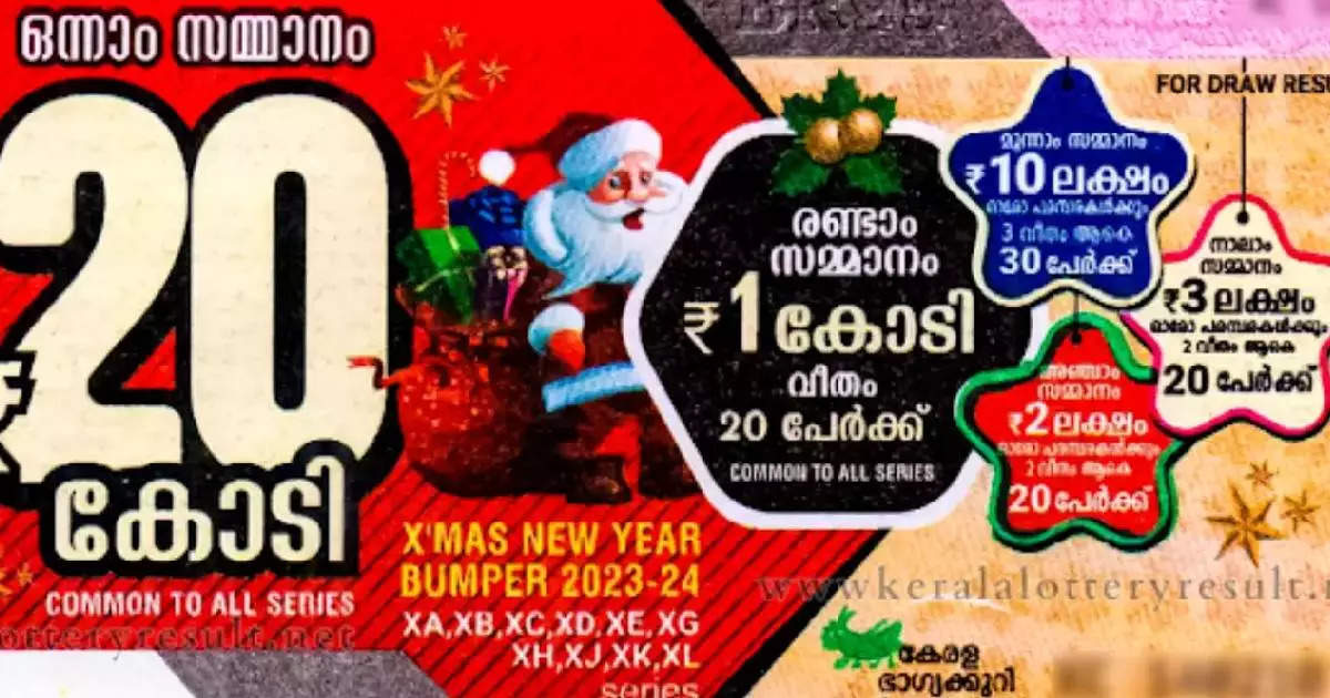 Who will be the lucky one to pocket 20 crores?  With loads of prizes to be won, the Christmas bumper draw is only hours away