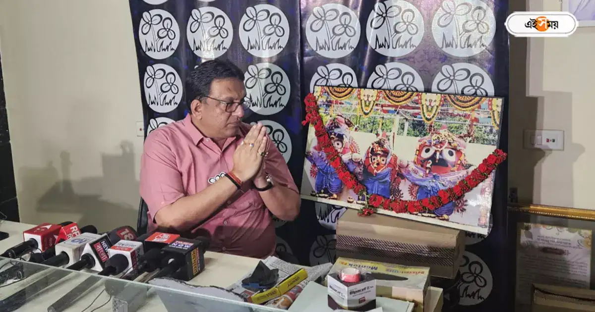Trinamool Congress : ‘প্রভু যেন রুষ্ট না হন’, সম্বিত বিতর্কে জগন্নাথ দেবের কাছে ক্ষমাপ্রার্থনা শান্তনুর – tmc spokesperson santanu sen pardon to lord jagannath on sambit patra comment