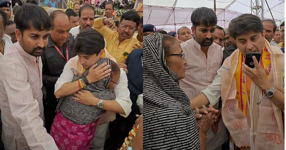 Woman started crying after hugging ‘Maharaj’, Scindia became emotional when told about son’s problem, resolved within few minutes