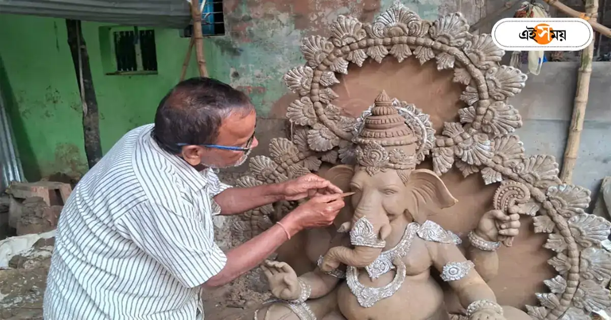 Ganesh Chaturthi 2023 : গণেশ পুজোর আয়োজনে এগিয়ে বাঁকুড়া, গণপতির আশীর্বাদে পসার জমছে মৃৎ শিল্পীদের – ganesh chaturthi puja at bankura helps pottery artists for better income Ganesh Chaturthi 2023 : গণেশ পুজোর আয়োজনে এগিয়ে বাঁকুড়া, গণপতির আশীর্বাদে পসার জমছে মৃৎ শিল্পীদের – ganesh chaturthi puja at bankura helps pottery artists for better income