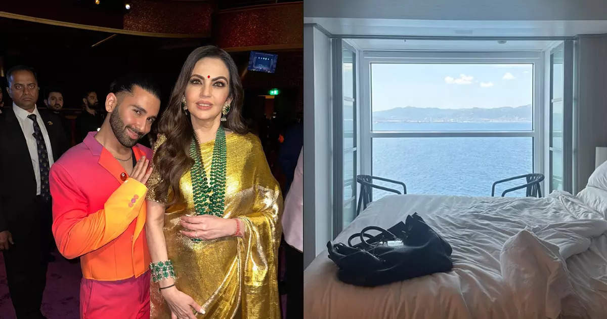 Ori shows the first glimpse of Ambani's cruise party, from luxury bedroom to the view of Italian beach