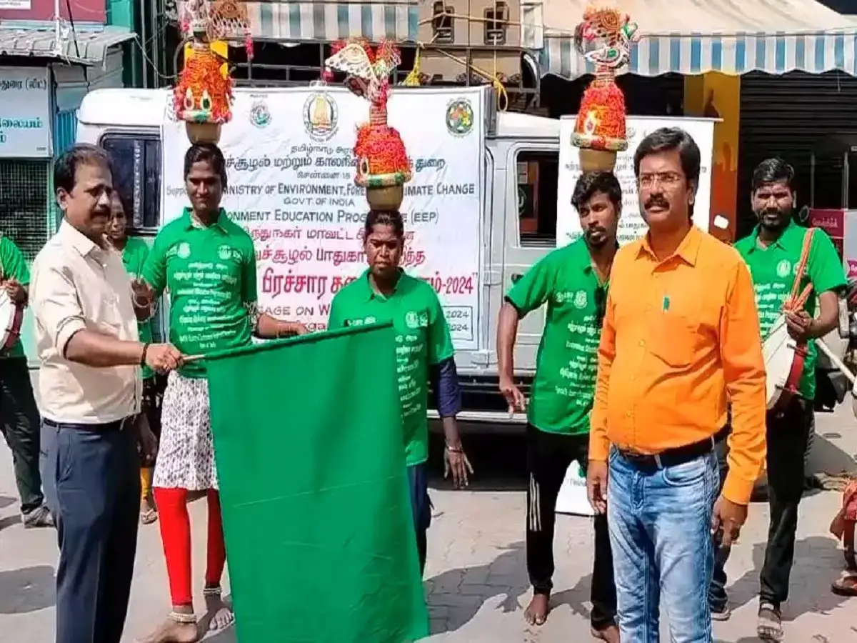 விருதுநகரில் மஞ்சள் பை விழிப்புணர்வு கலை நிகழ்ச்சி! 