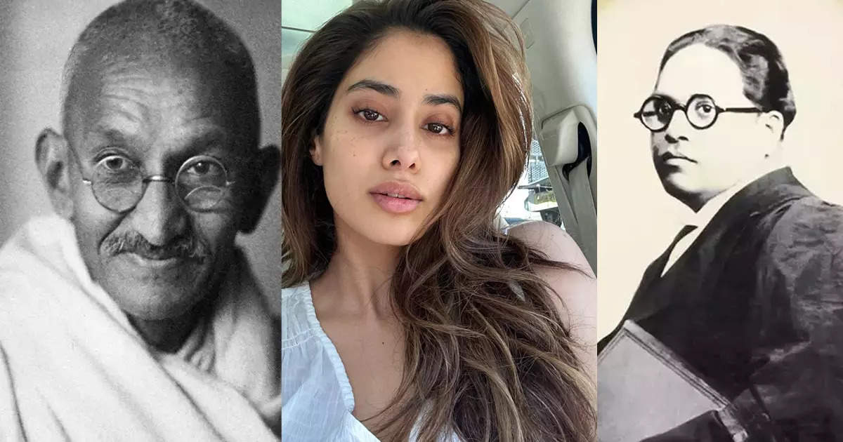 Janhvi Kapoor said such a thing about Dalit society, Gandhi and Bhimrao Ambedkar, people were stunned to hear it