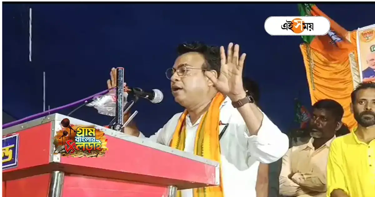 Rudranil Ghosh Panchayat Election: ‘চোর তৃণমূলকে তাড়িয়ে দিতে সবার মন আনচান…’, প্রচারে এসে নতুন ছড়া রুদ্রনীলের – rudranil ghosh actor leader attacks tmc government and criticises with a poem