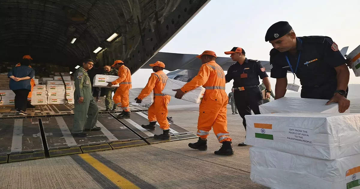 6.5 tonnes of medicine, 32 tonnes of relief material: shipped from India to Gaza