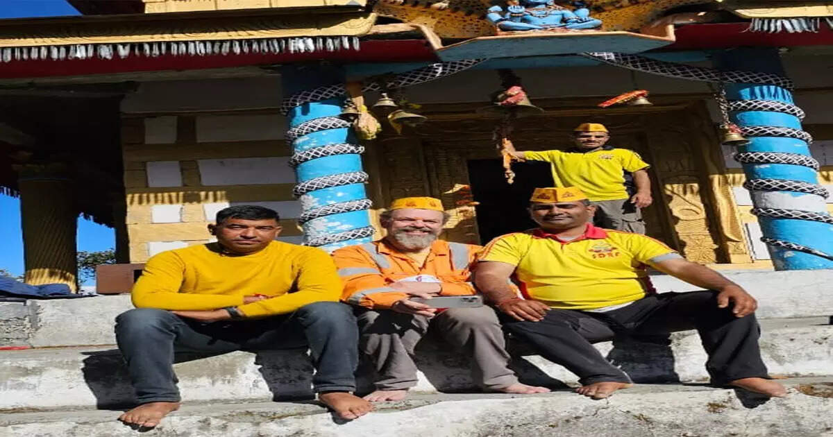 Arnold Dix reached Baba Boukhnag temple after the success of Silkyara Tunnel Rescue Operation.