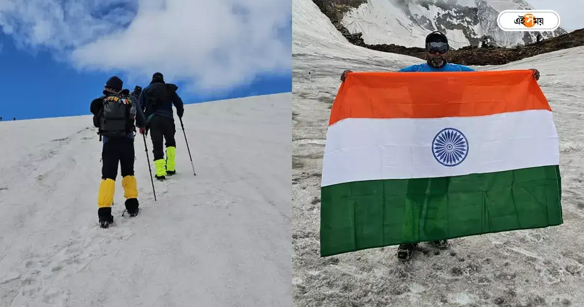 Arunava Sen Mla,ভোট মিটতেই পর্বতারোহণ, দুর্গম পানপাথিয়া কল জয় বাগনানের বিধায়কের – bagnan mla arunava sen successfully completed panpatia col trek