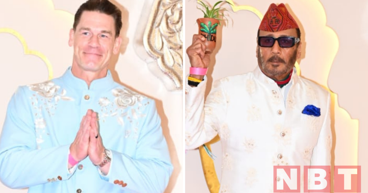 Desi clothes and Desi culture… Jaggu Dada could not show his magic by folding his hands in front of WWE champion John Cena