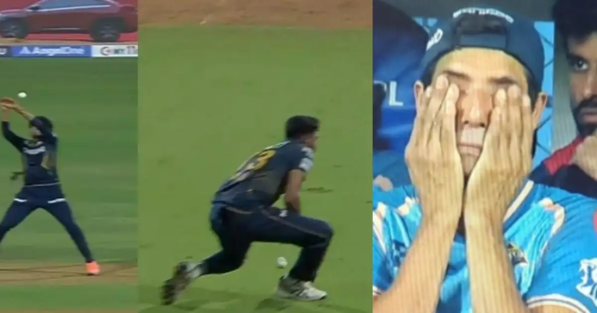 ജയിച്ചെങ്കിലും കോച്ച് ഹാപ്പിയല്ല; ഗുജറാത്തിന്റെ ഫീൽഡിങ് പിഴവിൽ ഡഗൗട്ടിൽ ഇരുന്നു അലറി മുഖം പൊത്തി പരിശീലകൻ ആശിഷ് നെഹ്‌റ