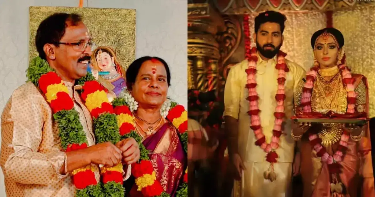 അച്ഛന്റെ വിവാഹം നടത്തി! വർഷങ്ങളായി വിവാഹിതരാകാതെ കഴിഞ്ഞവർ; മക്കളുടെ സാന്നിധ്യത്തിൽ സുമംഗലിയായി ശ്രീലത