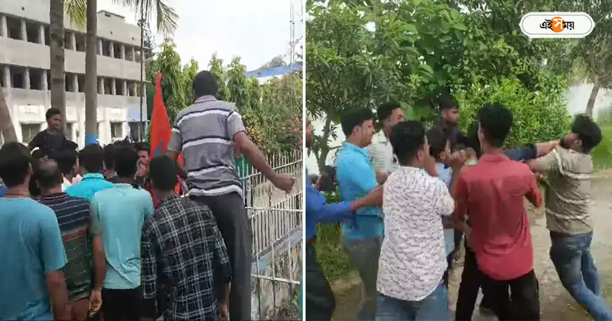 Nandigram Sitananda College : টিএমসিপি-এবিভিপির মধ্যে তুমুল সংঘৰ্ষ, উত্তেজনা নন্দীগ্রামের সীতানন্দ কলেজে – tmcp abvp clash creates unrest at nandigram sitananda college purba medinipur Nandigram Sitananda College : টিএমসিপি-এবিভিপির মধ্যে তুমুল সংঘৰ্ষ, উত্তেজনা নন্দীগ্রামের সীতানন্দ কলেজে – tmcp abvp clash creates unrest at nandigram sitananda college purba medinipur