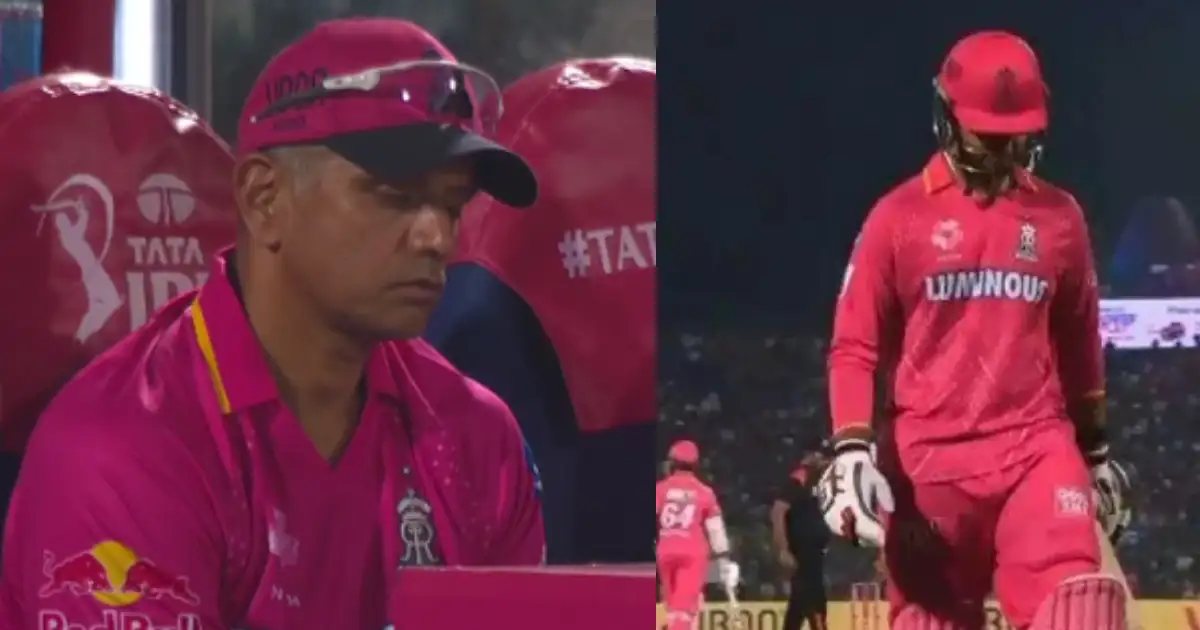 വൈഭവിൻ്റെ പുറത്താകൽ; നിരാശ മറയ്ക്കാനാകാതെ രാഹുൽ ദ്രാവിഡ്; ഹോം വർക്ക് ചെയുന്ന കോച്ചിനെ ഇനി ഡഗ്‌ ഔട്ടിൽ കാണാനാകില്ലെന്ന് സോഷ്യൽ മീഡിയ