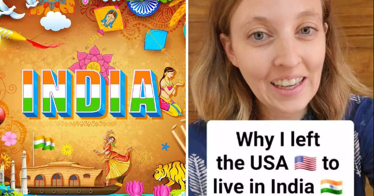 A foreign woman had come to India from America, but for these reasons she planned to settle here with her husband and children.