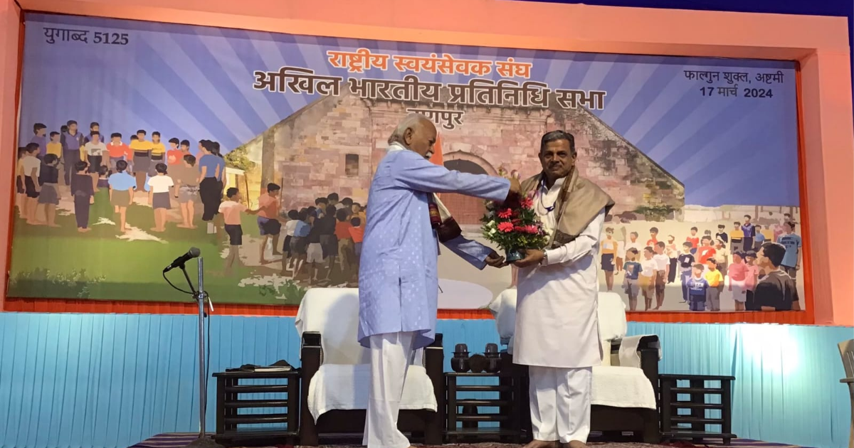 सरकार्यवाहपदी दत्तात्रेय होसबळे यांची पुनर्निवड; प्रतिनिधी सभेच्या बैठकीत निर्णय, २०२७ पर्यंत राहणार जबाबदारी