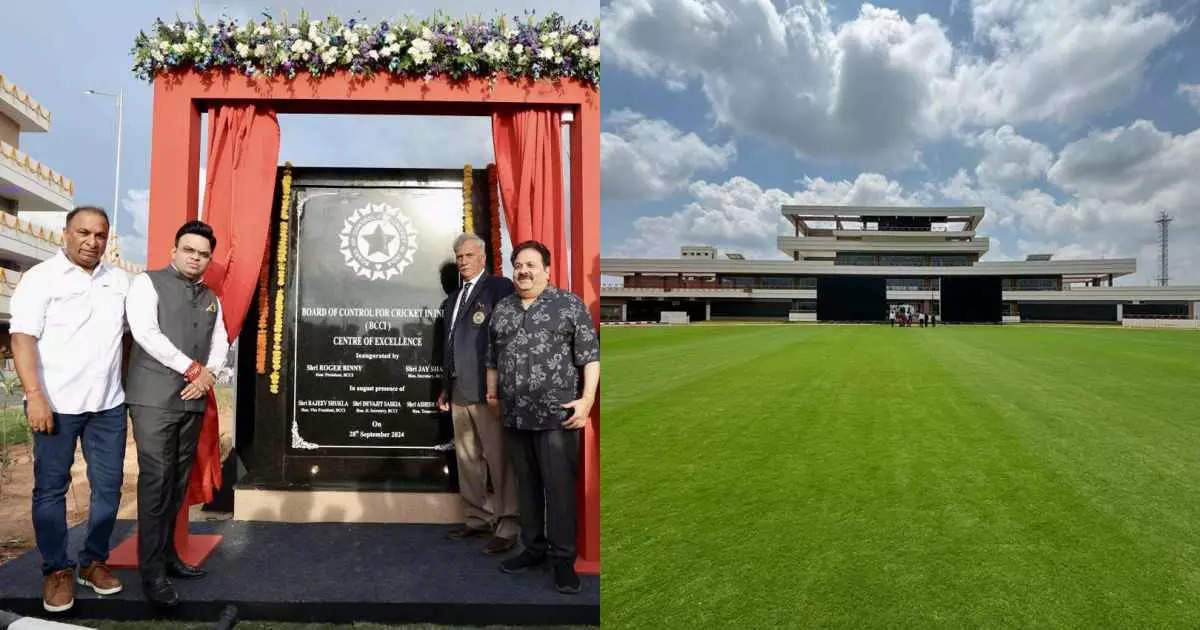 BCCI Launches Its Center of Excellence, Features World-Class Facilities