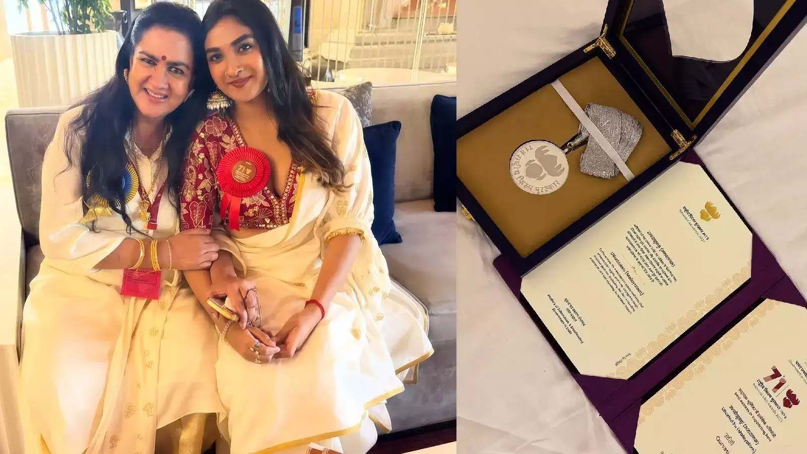 എന്റെ ജീവിതത്തിലെ മഹാഭാഗ്യങ്ങളിൽ ഒന്ന്! അമ്മ അവാർഡ് വാങ്ങുമ്പോൾ എനിക്ക് സാക്ഷ്യം വഹിക്കാനായി