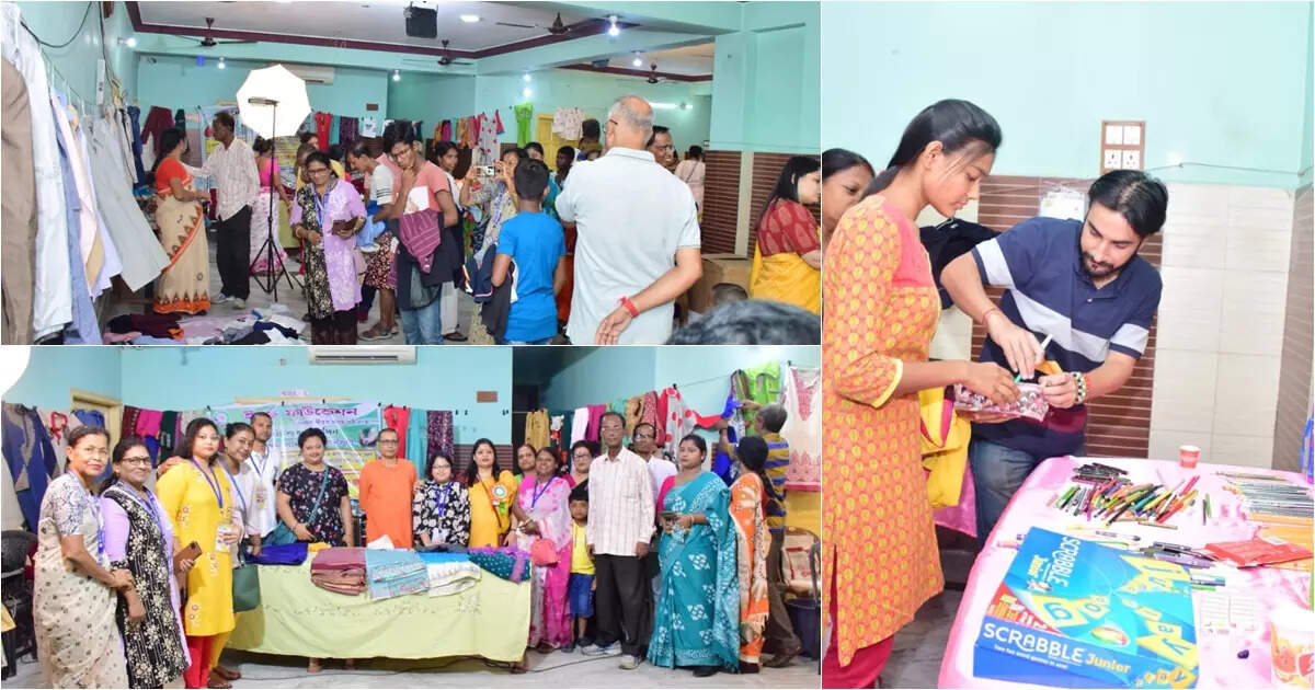 Shopping Mall Offer: বিনামূল্যেই হরেক মাল! জামাকাপড় থেকে বই, ‘বিনা পয়সার শপিং মল’-এর পসরায় তাক বিরাটির – birati couple arrange free of cost shopping mall for financially weak people initiative praised by locals