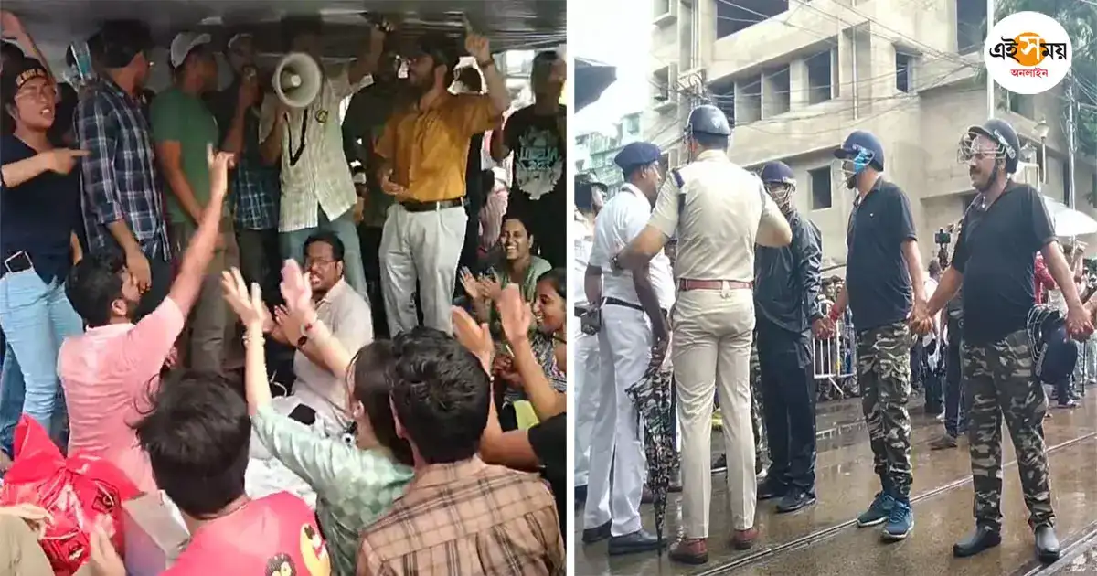 চাপে পড়ে ব্যারিকেড সরাল পুলিশ, সিপি-র সঙ্গে সাক্ষাৎ চিকিৎসকদের – rg kar protestors visit lalbazar after agitation on doctor murder case চাপে পড়ে ব্যারিকেড সরাল পুলিশ, সিপি-র সঙ্গে সাক্ষাৎ চিকিৎসকদের – rg kar protestors visit lalbazar after agitation on doctor murder case