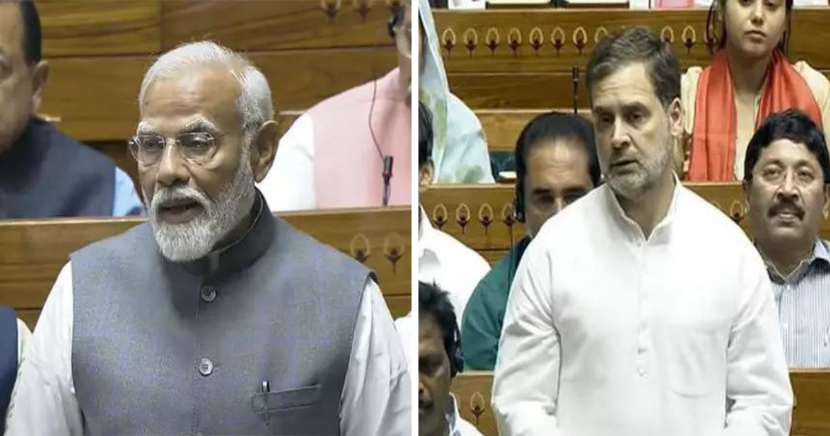 PM Modi and Rahul Gandhi were seen in similar clothes in Lok Sabha, the style of arch rivals was the most special