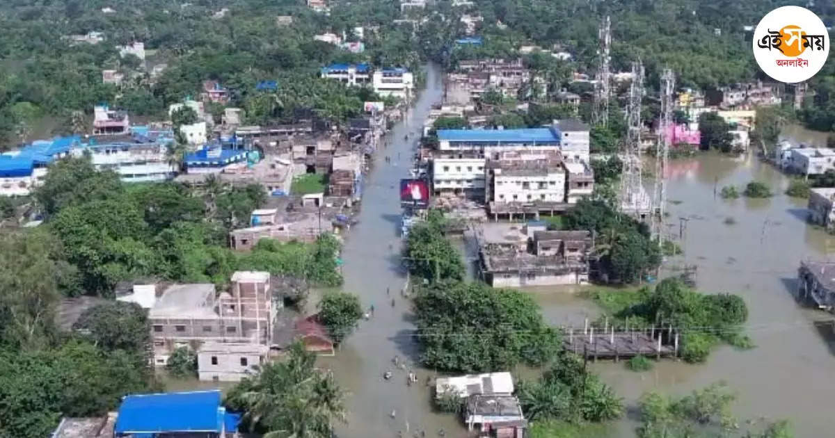 Flood In Ghatal: ঘাটালের বন্যা পরিস্থিতির আরও অবনতি, জলের তলায় কয়েকশো ট্রান্সফরমার – ghatal several transformers under water due to flood situation