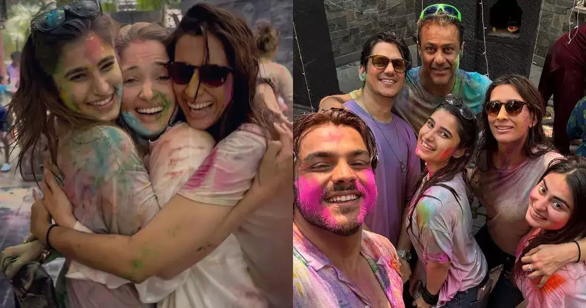 ஹோலி பண்டிகை கொண்டாட்டம்: அதிர்ச்சி கொடுத்த தமன்னா, விஜய் வர்மா- வீடியோ இதோ 