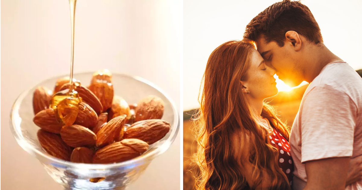 Mix 1 teaspoon of honey in almonds, the strength of the body will double, amazing formula to increase stamina for men