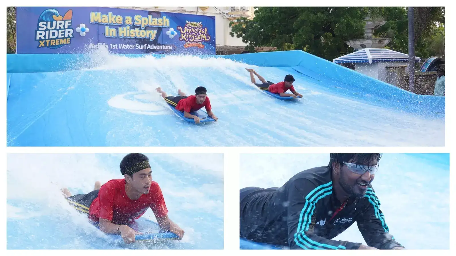 இந்தியாவில் முதன் முறையாக சென்னை விஜிபி பொழுது போக்கு பூங்காவில் புதிய வாட்டர் சர்ப் விளையாட்டு அறிமுகம்! 