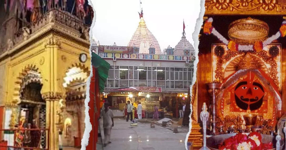 Those Hanuman temples of Delhi NCR where big fairs are organized, long queues are formed for darshan