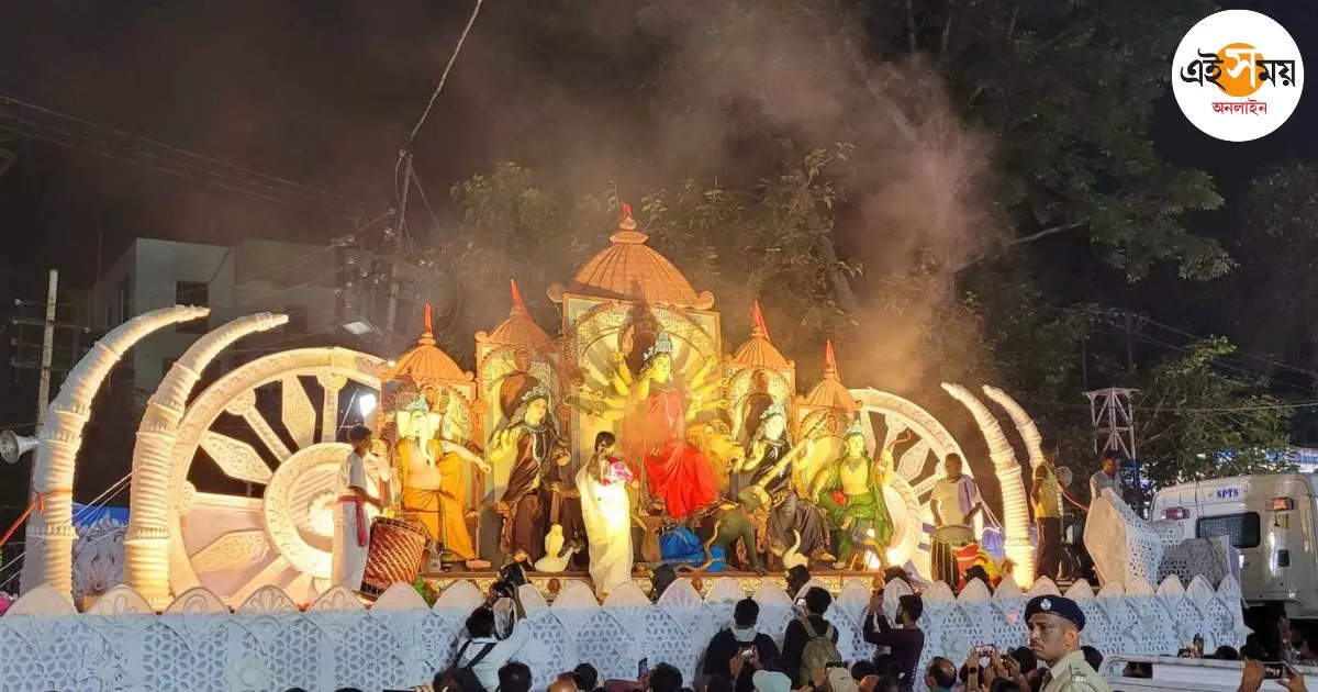 Durga Puja 2024: কার্নিভালে ঝলমলে উত্তরের ৩ পুরসভা – durga puja carnival was held in barasat bongaon and basirhat on monday