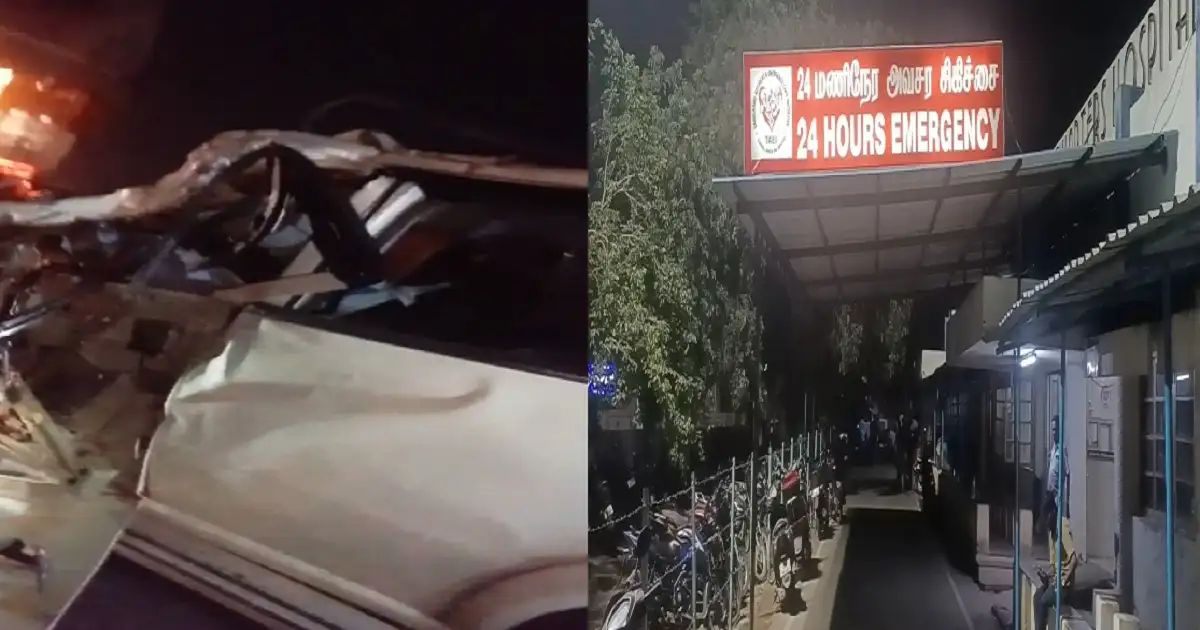 காஞ்சிபுரத்தில் கோர விபத்து: தந்தை கண் முன்னே துடிதுடிக்க இறந்த 3 குழந்தைகள் மற்றும் மனைவி..! 