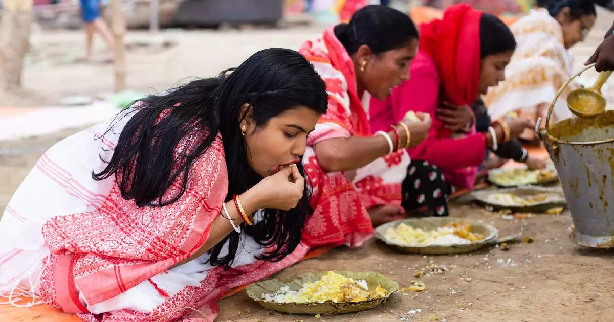 A village in India where there is no kitchen in the houses, but people still fill their stomachs.