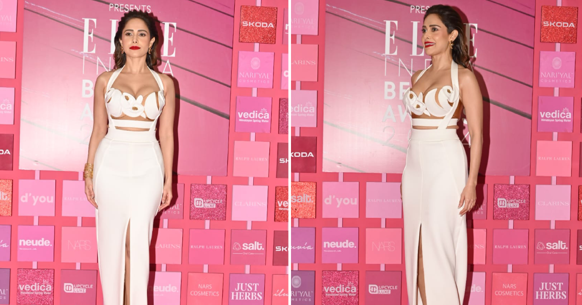 Nushrratt Bharuccha’s Dazzling Look Steals the Show at ELLE Beauty Awards 2024