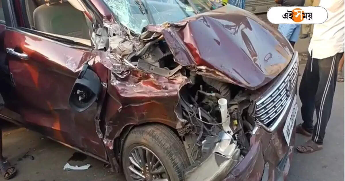Howrah Road Accident: ঠাকুর দেখে বাড়ি ফেরার পথে ভয়াবহ দুর্ঘটনা, জখম দুই শিশু সহ ৪ – a massive road accident at howrah