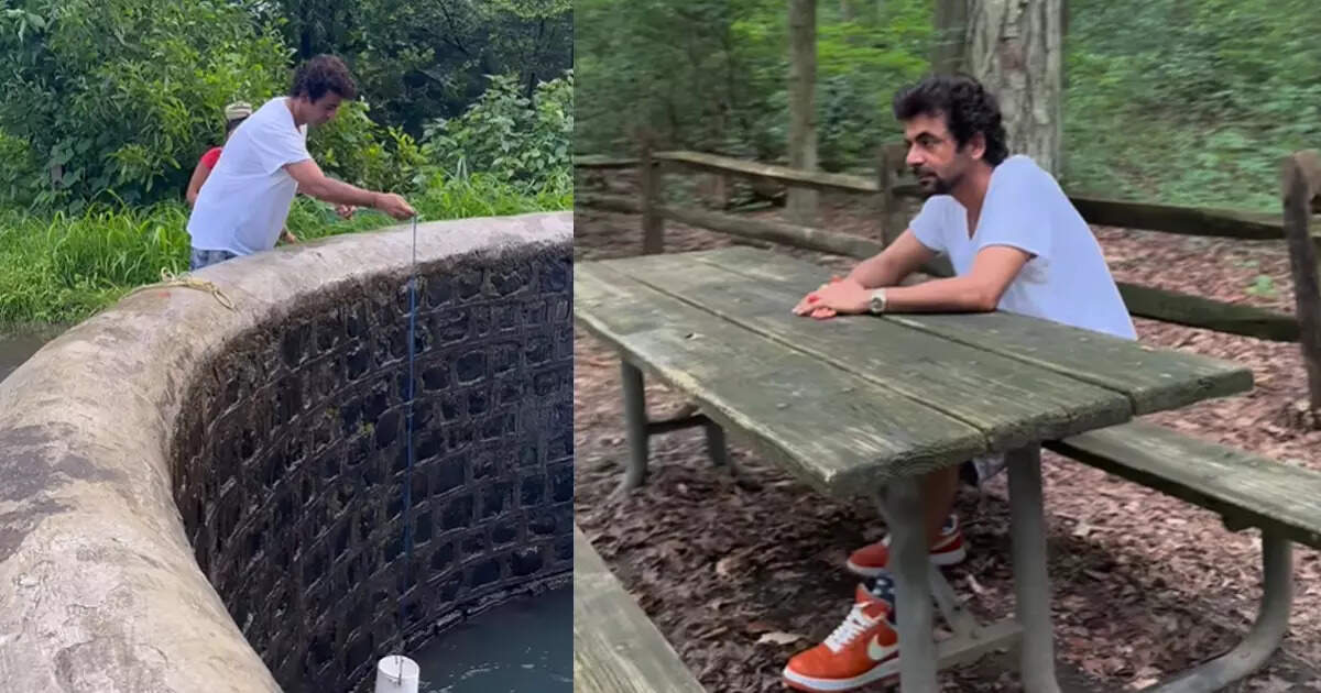 Video: Sunil Grover is seen filling water in the well with a bucket, seeing what happened in the end, the comedian will feel pity