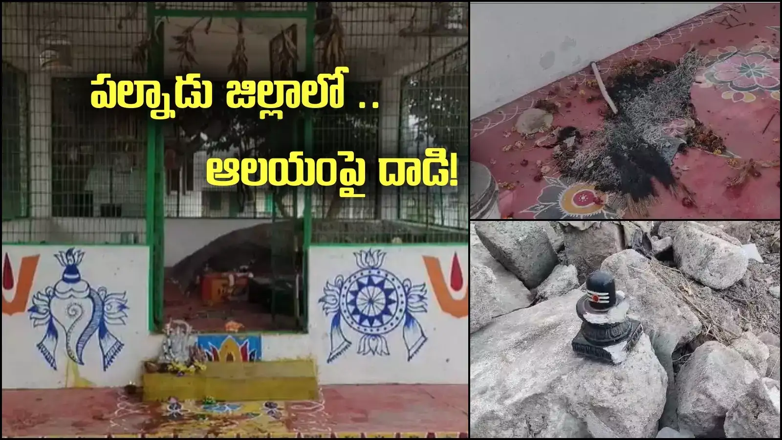 Palnadu: వెంకటేశ్వరస్వామి ఆలయంపై దాడి.. విగ్రహాలు ధ్వంసం..
