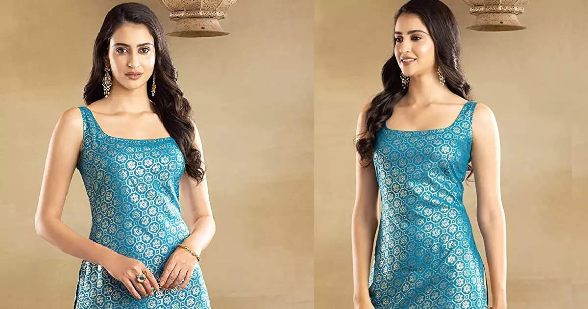 Kurti for Womens With Leggings | Indian Printed Rayon Dress Kurtis Kurta  For Women Tops White at Amazon Women's Clothing store