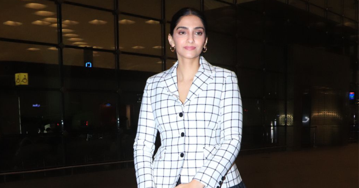 Sonam Kapoor's Airport Look: Dior Mini Bag Steals the Spotlight