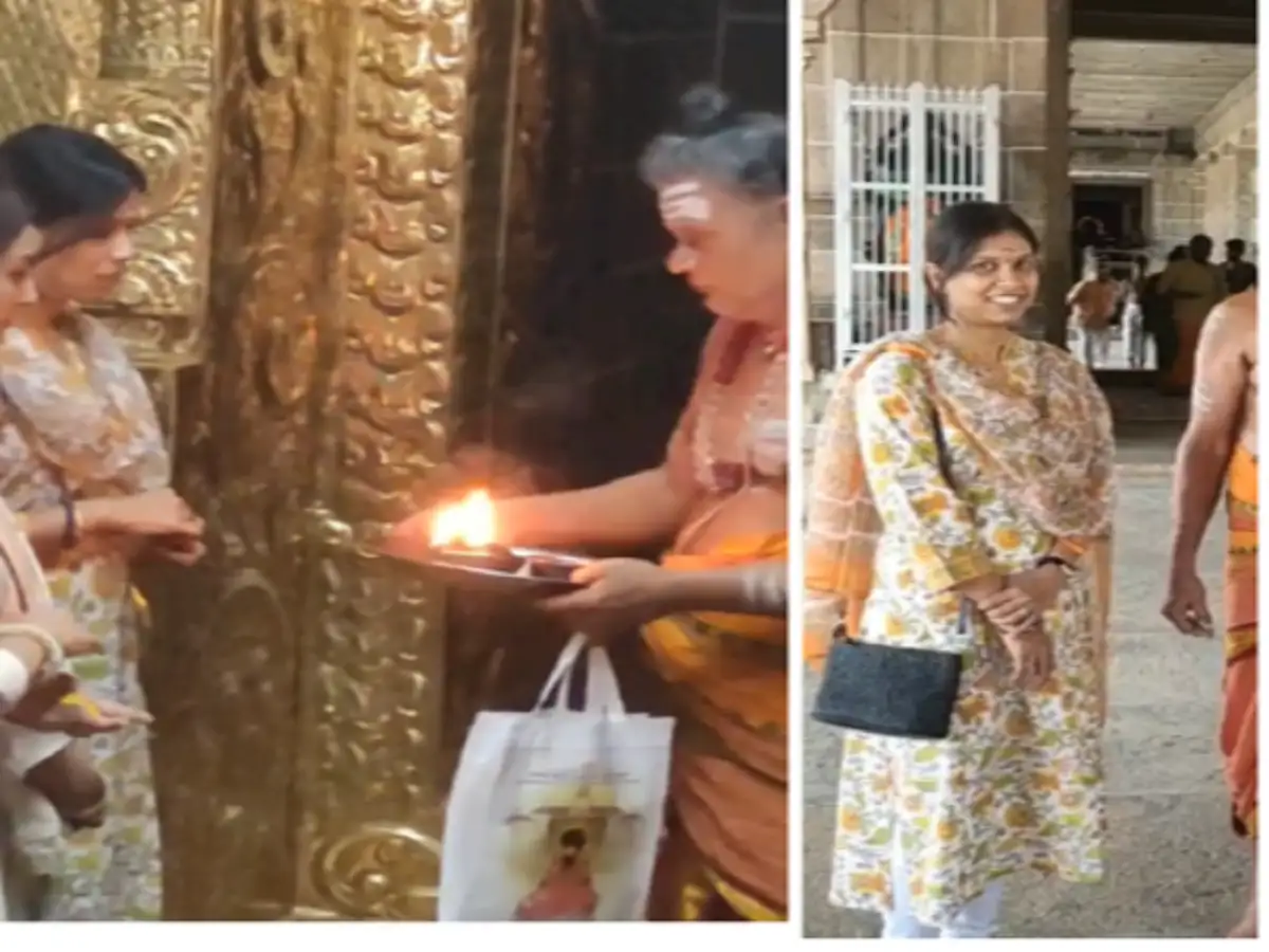 சீர்காழி...சட்டைநாதர் திருக்கோவிலில் முதல்வர் ஸ்டாலின் மகள் சாமி தரிசனம்! 