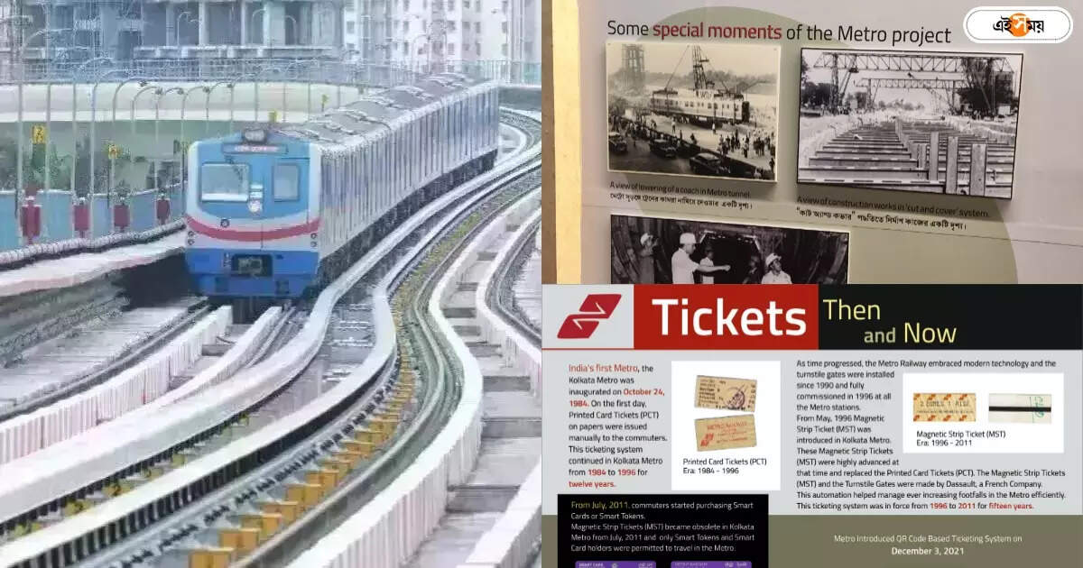 Kolkata Metro,পুরানো সেই দিনের কথা…! কলকাতায় এবার ‘মেট্রো গ্যালারি’, কবে-কোথায় চালু? – metro rail evolution gallery is opening at birla industrial & technological museum kolkata