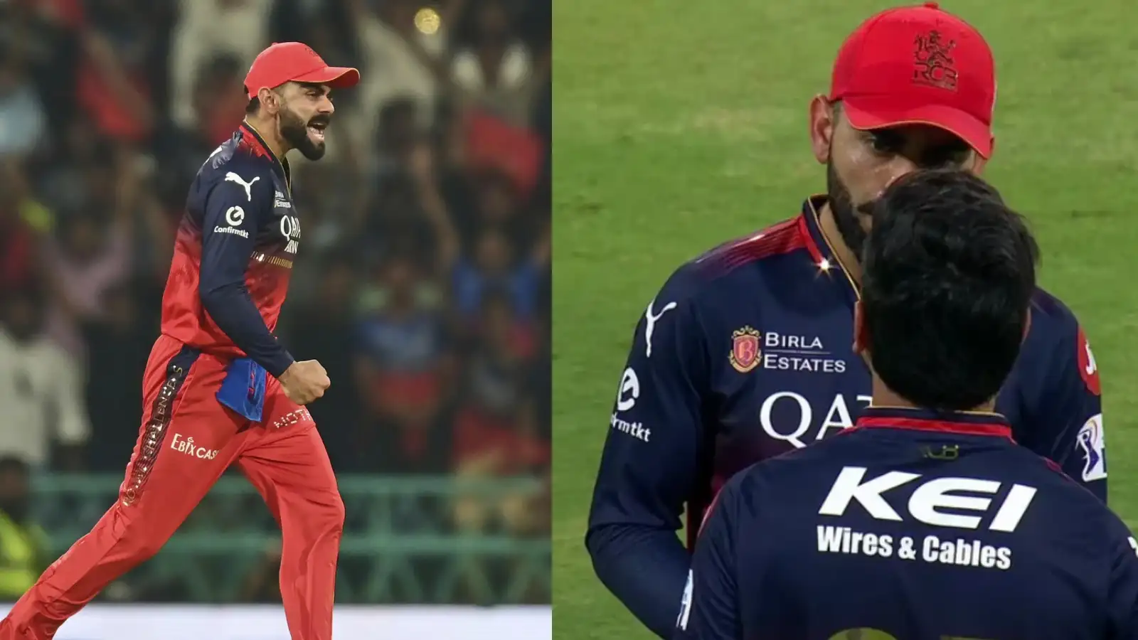 അടുപ്പിച്ച് ഫോർ; ഒടുവിൽ സുയാഷിനോട് സംസാരിച്ച് കോഹ്ലി; തൊട്ടടുത്ത പന്തിൽ വിക്കറ്റ് നേടി സുയാഷ്‌; കോഹ്ലി പറഞ്ഞ മന്ത്രം തിരക്കി ആരാധകർ