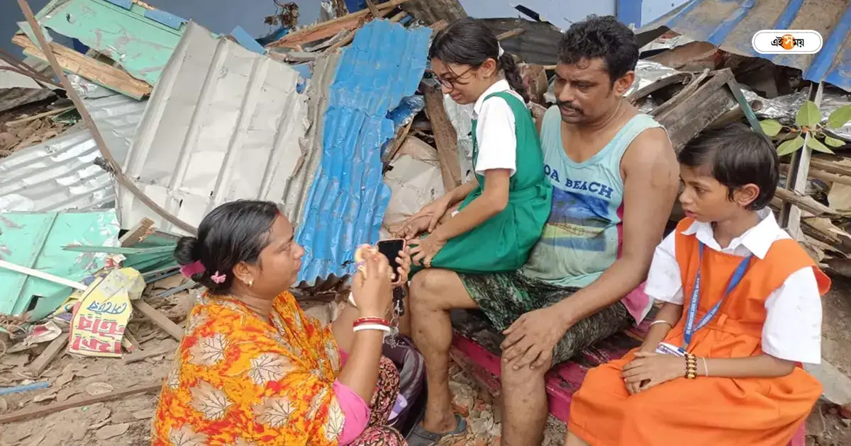 West Bengal Trending News,’চুরি করবে না’, চোখের জল মুছে বাবাকে ‘শিক্ষা’ সেই ২ খুদের – raju das and his daughters video is trending as their shop has removed