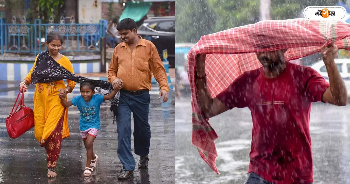 Rain Today Kolkata,দক্ষিণে আরও কমবে বৃষ্টি, উত্তরে জারি ভারী বর্ষণ, কী বলছে হাওয়া অফিস? – rain forecast in several districts of west bengal including kolkata today